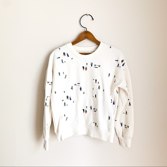 Madewell Tops - Madewell El Rancho cropped sweatshirt *rare*!
